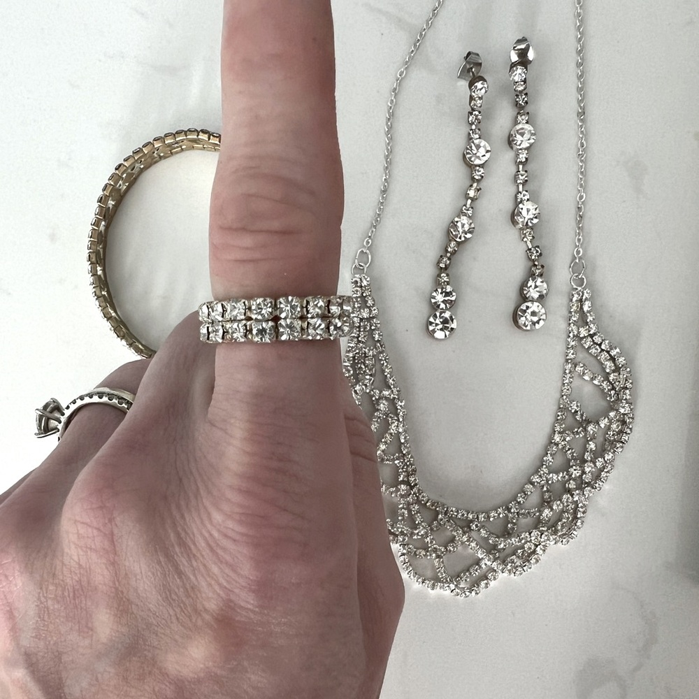 Rhinestone Jewelry Set